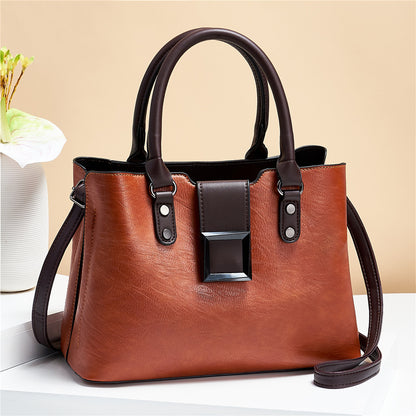 Shoulder Bag Big Buckle Handbags Office Crossbody Bags