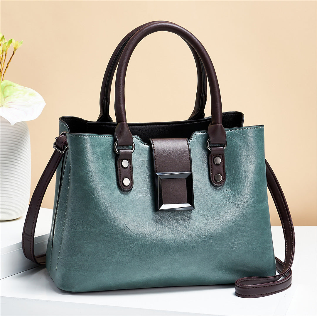 Shoulder Bag Big Buckle Handbags Office Crossbody Bags