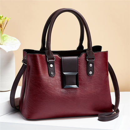 Shoulder Bag Big Buckle Handbags Office Crossbody Bags