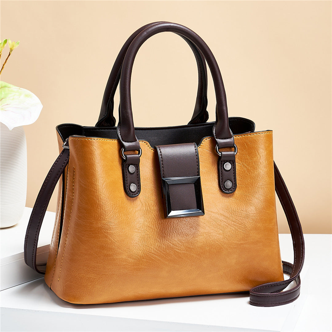 Shoulder Bag Big Buckle Handbags Office Crossbody Bags